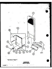 03 - Heater Box (Electric Models) parts for Amana Dryer LED502 / P7762223W from AppliancePartsPros.com