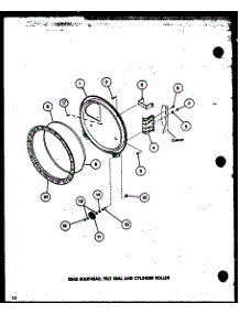07 - Rear Bulkhead parts for Amana Dryer LED502 / P7762223W from AppliancePartsPros.com