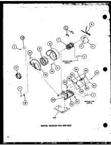 05 - Motor parts for Amana Dryer LED902 / P7804819W from AppliancePartsPros.com