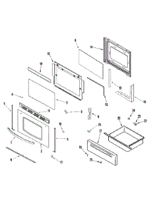 04 - Door / Drawer (Series 15) parts for Admiral Range LER3330AAZ from AppliancePartsPros.com