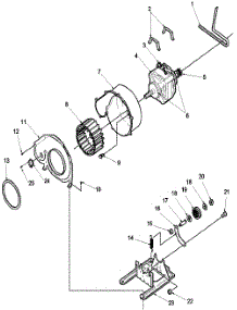 05 - Motor And Fan Assemblies parts for Amana Dryer LES10AW / PLES10AW from AppliancePartsPros.com