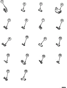 07 - Terminals parts for Amana Dryer LES34AW / PLES34AW from AppliancePartsPros.com