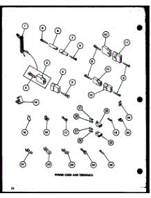 07 - Power Cord And Termina Ls parts for Amana Dryer LG1112 / P7762226W W from AppliancePartsPros.com