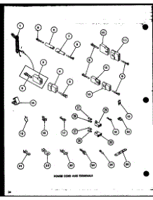 08 - Power Cord And Terminals parts for Amana Dryer LG2501 / P7762206W W from AppliancePartsPros.com