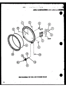 08 - Rear Bulkhead parts for Amana Dryer LG2512 / P7762230W W from AppliancePartsPros.com