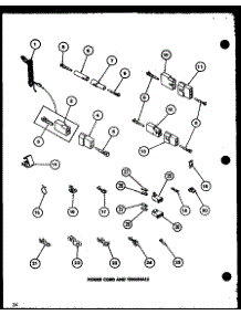 08 - Power Cord And Terminals parts for Amana Dryer LG3912L / P1122704W L from AppliancePartsPros.com