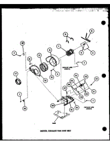 06 - Motor parts for Amana Dryer LG3912W / P1122703W W from AppliancePartsPros.com