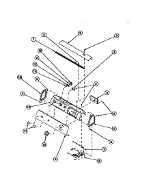 06 - Graphic Panel, Control Hood And Controls parts for Amana Dryer LG8111WM / PLG8111WM from AppliancePartsPros.com