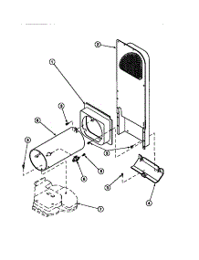 11 - Heater Box Assy Originally On Gas Dryer parts for Amana Dryer LG8121LM / PLG8121LM from AppliancePartsPros.com