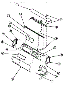 09 - Graphic Panel, Control Hood And Controls parts for Amana Dryer LG8153WM / PLG8153WM from AppliancePartsPros.com