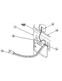 19 - Power Cords parts for Amana Dryer LG8163LM / PLG8163LM from AppliancePartsPros.com