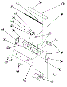 05 - Graphic Panel, Control Hood And Controls parts for Amana Dryer LG8163WM / PLG8163WM from AppliancePartsPros.com