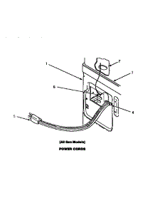 13 - Power Cord parts for Amana Dryer LG8609W / P1163619W W from AppliancePartsPros.com