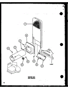 03 - Heater Box (Gas Models) parts for Amana Dryer LGD312 / P7762222W W from AppliancePartsPros.com