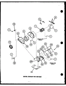 05 - Motor parts for Amana Dryer LGD312 / P7762222W W from AppliancePartsPros.com
