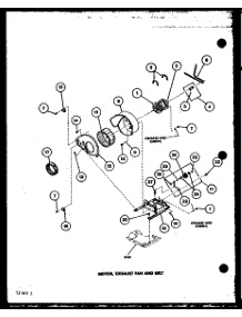 06 - Motor parts for Amana Dryer LGD451 / P7762214W W from AppliancePartsPros.com