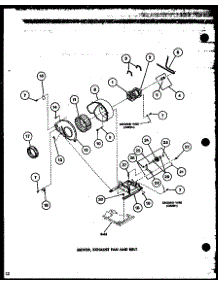 05 - Motor parts for Amana Dryer LGD851 / P7804806W W from AppliancePartsPros.com