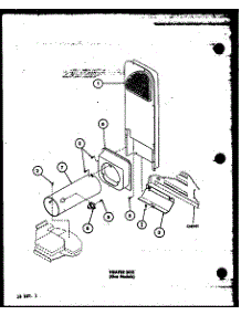 04 - Heater Box (Gas Models) parts for Amana Dryer LGD912 / P7804820W W from AppliancePartsPros.com