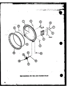 09 - Rear Bulkhead parts for Amana Dryer LGD912 / P7804820W W from AppliancePartsPros.com