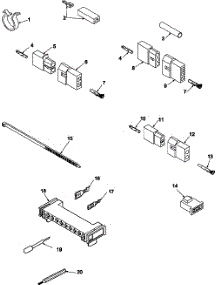 09 - Terminals And Motor Connection Block parts for Amana Dryer LGS10AW / PLGS10AW from AppliancePartsPros.com