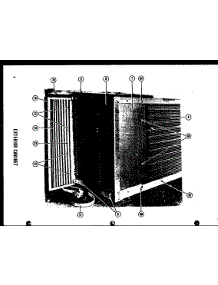 02 - Interior Parts parts for Amana Air Conditioner LKG-241H from AppliancePartsPros.com