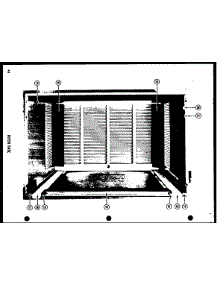 03 - Outer Case parts for Amana Air Conditioner LKG-471 from AppliancePartsPros.com