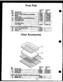 02 - Oven Accessories parts for Amana Range LKI721 from AppliancePartsPros.com