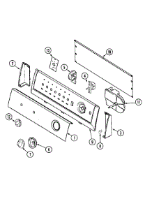 03 - Control Panel parts for Admiral Washer LNC6760A71 from AppliancePartsPros.com