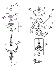07 - Transmission parts for Admiral Washer LNC6762B71 from AppliancePartsPros.com