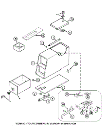 02 - Control Panel parts for Admiral Dryer LNC8760A71 from AppliancePartsPros.com