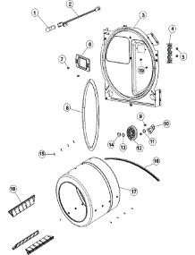 07 - Tumbler (Series 12) parts for Admiral Dryer LNC8764A71 from AppliancePartsPros.com
