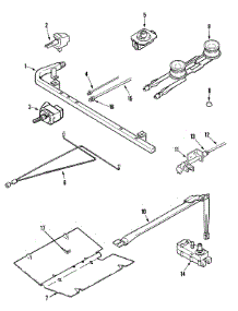 04 - Gas Controls parts for Admiral Range LPR1115ADW from AppliancePartsPros.com
