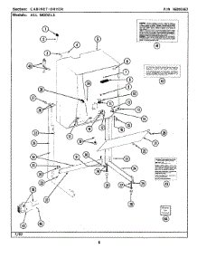 06 - Cabinet-Dryer (Lse7800ace,Ade,Aee) parts for Maytag Washer Dryer Combo LSE7800ACE from AppliancePartsPros.com