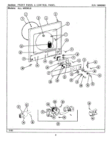 08 - Frnt Pnl & Cntrl Pnl(Lse7800ace,Ade,Aee) parts for Maytag Washer Dryer Combo LSE7800ADE from AppliancePartsPros.com