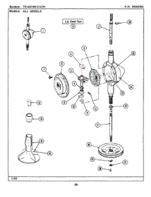 14 - Transmission (Lse7800ace,Ade,Aee) parts for Maytag Washer Dryer Combo LSE7800ADE from AppliancePartsPros.com