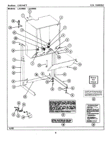 05 - Cabinet-Dryer (Lse7800adw,Adl,Acw,Acl) parts for Maytag Washer Dryer Combo LSE7800ADW from AppliancePartsPros.com