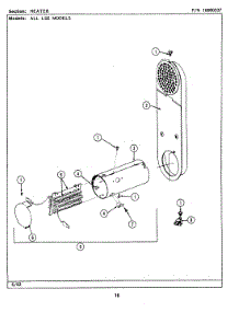 10 - Heater (Lse7800adw,Adl,Acw,Acl) parts for Maytag Washer Dryer Combo LSE7800ADW from AppliancePartsPros.com