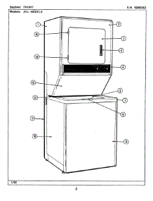09 - Front (Lse7800ace,Ade,Aee) parts for Maytag Washer Dryer Combo LSE7800AEE from AppliancePartsPros.com