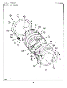 17 - Tumbler (Lse7800ace,Ade,Aee) parts for Maytag Washer Dryer Combo LSE7800AEE from AppliancePartsPros.com