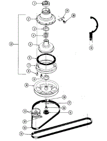 02 - Base / Brake parts for Admiral Washer Dryer Combo LSE7800AGE from AppliancePartsPros.com