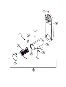 10 - Heater parts for Admiral Washer Dryer Combo LSE7800AGL from AppliancePartsPros.com