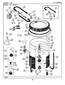 16 - Tub (Lse9900acl,Acw,Adl,Adw) parts for Maytag Washer Dryer Combo LSE9900ACL from AppliancePartsPros.com