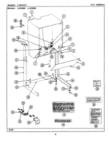 06 - Cabinet (Lse9900acl,Ace,Adl,Adw) parts for Maytag Washer Dryer Combo LSE9900ACW from AppliancePartsPros.com