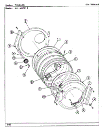 08 - Front (Lse9900afl,Afw) parts for Maytag Washer Dryer Combo LSE9900AFL from AppliancePartsPros.com