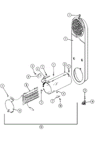 10 - Heater (Lse9904acm) parts for Maytag Washer Dryer Combo LSE9904ACM from AppliancePartsPros.com