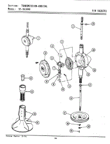 17 - Transmission-Orbital parts for Maytag Washer Dryer Combo LSG1000 from AppliancePartsPros.com