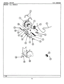 13 - Motor (Lsg7800aae) parts for Maytag Washer Dryer Combo LSG7800AAE from AppliancePartsPros.com