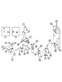 09 - Gas Valve parts for Maytag Washer Dryer Combo LSG7804AAL from AppliancePartsPros.com