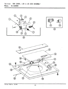 09 - Top Cover, Lid & Lid Lock Assembly parts for Maytag Washer Dryer Combo LSG9900 from AppliancePartsPros.com
