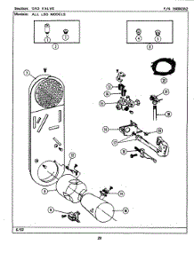13 - Gas Valve parts for Maytag Washer Dryer Combo LSG9900AAE from AppliancePartsPros.com
